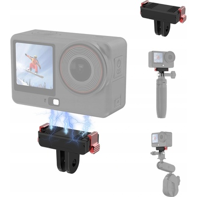Puluz Magnetický držák s rychloupínacím magnetem pro DJI Osmo Action 6 / Nano / GoPro / Pu1070b