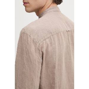 HUGO BOSS риза мъжка от лен (50490740) - answear - 136,89 лв