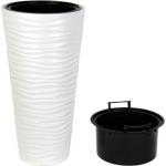 Serinova Кашпа Serinova Kumsal KVT1, 9, 1/5, 5 л, Ø30 × 57 см, бяла, 3 части