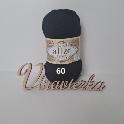 Alize Diva 60 čierná