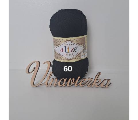 Alize Diva 60 čierná
