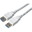 USB káble PremiumCord KU3PAA3BK USB 3.0, A-A, MF, 9pin, 3m