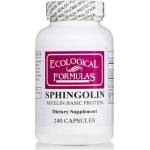 Ecological Formulas Защита на нервните клетки - Sphingolin - миелинов протеин - при демиелинизация, 240 капсули (13077 (240SPHINGO) EF)