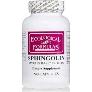 Ecological Formulas Защита на нервните клетки - Sphingolin - миелинов протеин - при демиелинизация, 240 капсули (13077 (240SPHINGO) EF)