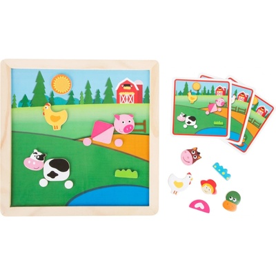 Small Foot magnetické puzzle Farma