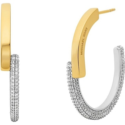 Michael Kors Bicolor náušnice se zirkony Premium MKC1752CZ931
