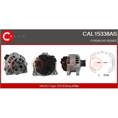 Generátor CASCO CAL15338AS