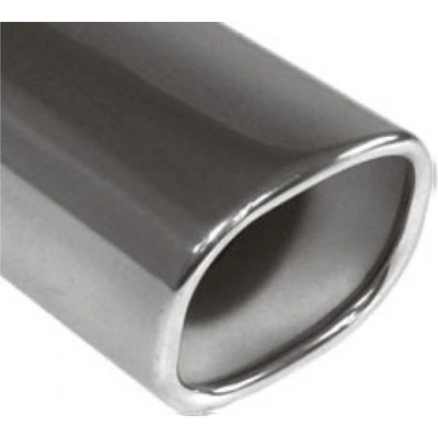 FOX Nerezová koncovka výfuku na zváranie / Typ 38 / oválna / zafalcovaná / zošikmená / v priemere 106 x 71 mm / Dĺžka 300 mm | Zboží Auto