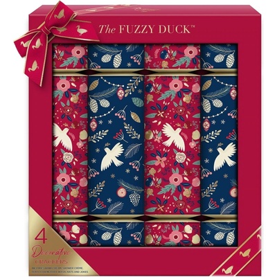 Baylis & Harding The Fuzzy Duck Cranberry sprchový gel 30 ml + sprchový krém 30 ml + krém na ruce 30 ml + tělové mléko 30 ml