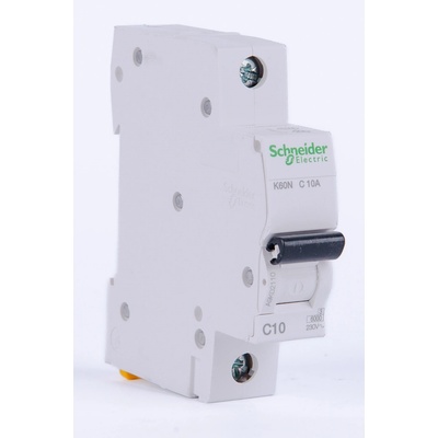 Schneider Electric 1P C10A K60N 6kA A9K02110