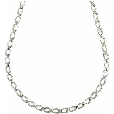 InfinitySilver Strieborný náhrdelník agganciato ovály CFO04242