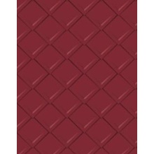 Prefa Falcovaná šablona 290 x 290 Základní šablona Stucco P.10 Tmavě červená