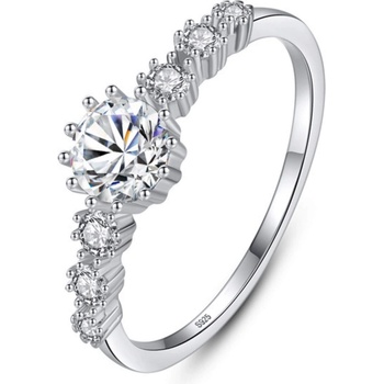 Silenti Jewelry Сребърен пръстен "Огън" - 9 - 59.5мм (19.1мм диам. )