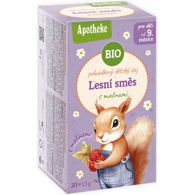 MEDIATE BIOČaj detský Lesná zmes s malinou 20 sáčkov 30 g