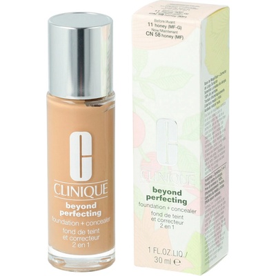 Clinique Beyond Perfecting Foundation + korektor make-up a korektor v jednom 11 Honey 30 ml