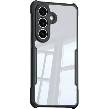 Samsung XUNDD Прозрачен Калъф за Samsung S26 - TPU+Акрил, Airbag, 0.8mm защита, Черен