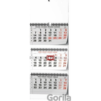 Tříměsíční skládaný nástěnný 2027