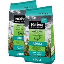 Nativia Dog Adult Lamb & Rice 2 x 15 kg