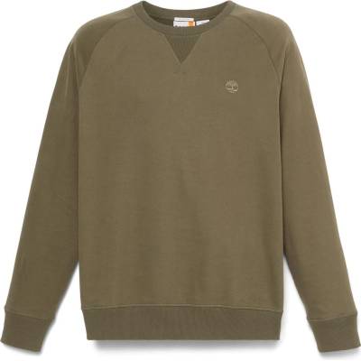 Timberland Мъжки пуловер Timberland Exeter River Loopback Crew Neck Sweatshirt Jumper - Leaf Green / Cassel Earth (017-3885-0313)