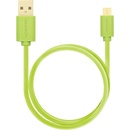 USB káble Axagon BUMM-AM05QG Micro USB 2A, 0,5m, zelený