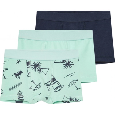 lupilu chlapecké boxerky 3 kusy navy modrá / mintová – Zboží Dáma