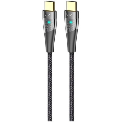 Budi 217TT USB-C pro USB-C 65W, 1,5m, černý