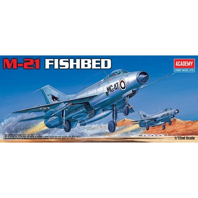 Academy Model Kit letadlo 12442 M 21 FISHBED 1:72
