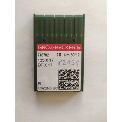 Strojové jehly do průmyslových strojů Groz-Beckert 135x17/DPx17 kulatý dřík – pro těžké materiály (walking foot) - 90/14