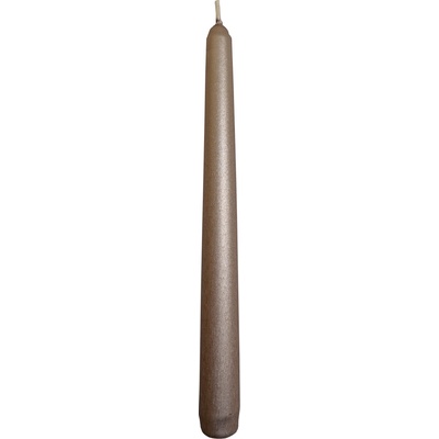 HOME DECO kónická béžová metalická 25 cm