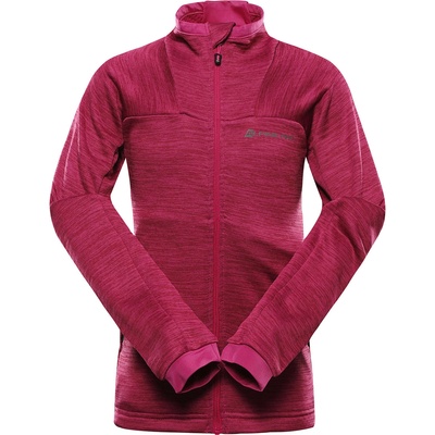 Alpine Pro Детска бързосъхнеща суитшърт ALPINE PRO ONNECO 3 fuchsia red ALPINE PRO | Rozov | Момичешки | 128/134