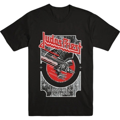 Judas Priest Silver and Red Vengeance Black 2XL Риза (JPTEE14MB05)