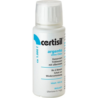 CERTISIL Argento ca 1.000F bez chlóru dezinfekcia pitnej vody kvapky 100 ml