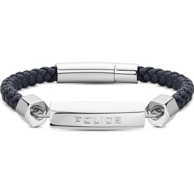 Police stylový kožený náramek Hardware PEAGB221492 19 cm