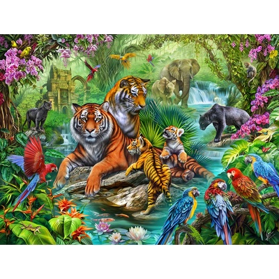 SunsOut - Puzzle Tiger Jungle - 500 piese