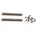 Traxxas Suspension pins, 26mm (kingpins) (2) w/ E-clips (4), TRX2636 (TRX2636)