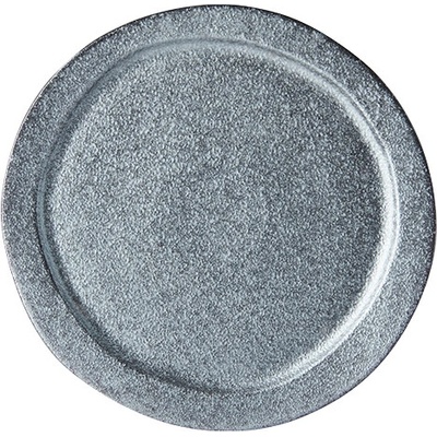 MIJ Jídelní talíř CRAFT BLACK 24,5 cm nepravidelný