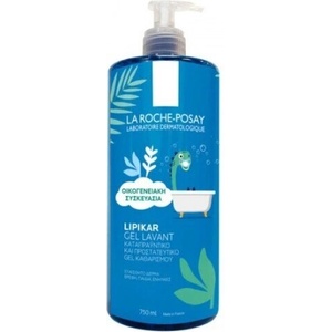 La Roche-Posay Успокояващ защитен гел за лице и тяло , La Roche-Posay Lipikar Gel Lavant Gentle Face & Body Cleansing Gel Family Pack 750ml