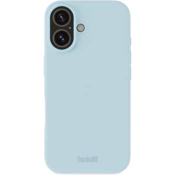 Holdit Калъф Holdit - Silicone, iPhone 16, Mineral Blue (7330985165108)