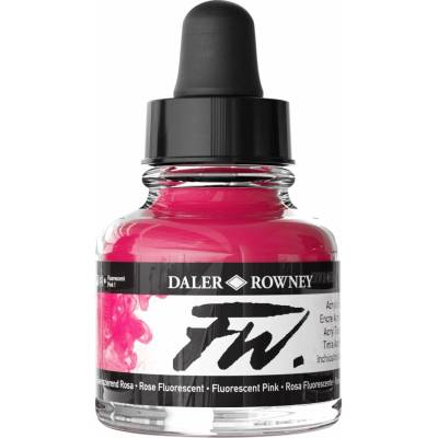 Daler-Rowney FW artist akrylový tuš 29,5 ml fluo rescent pink