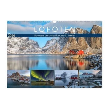 Calvendo Lofoten, Norway's untamed beauty in Winter (Wall Calendar 2026 DIN A3 landscape), CALVENDO 12 Month Wall Calendar | Calvendo, Joana Kruse