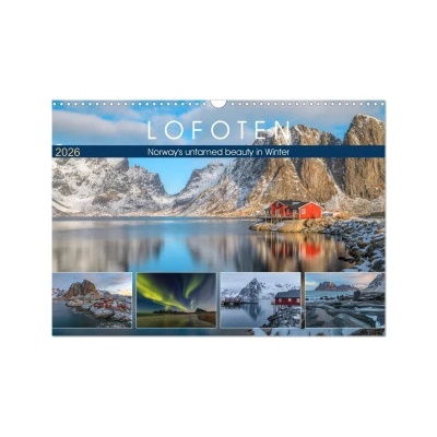 Calvendo Lofoten, Norway's untamed beauty in Winter (Wall Calendar 2026 DIN A3 landscape), CALVENDO 12 Month Wall Calendar | Calvendo, Joana Kruse
