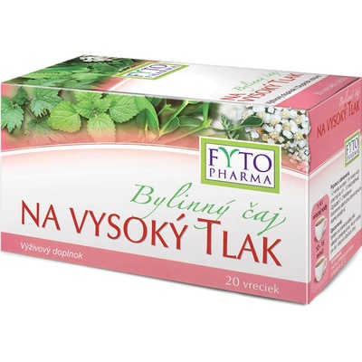 Fytopharma bylinný čaj na vysoký tlak porciovaný 20 ks