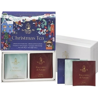 La via del Té Christmas Tea Dárkový box čaj 12 ks