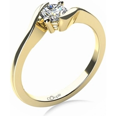 Couple prsten Tanya žluté zlato se zirkonem 6814054 0 1