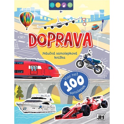 Samolepková knižka Doprava