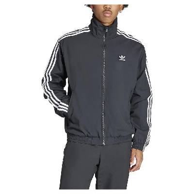 Блуза Adidas Originals Adicolor Woven Firebird full zip sweatshirt - Black (Black)