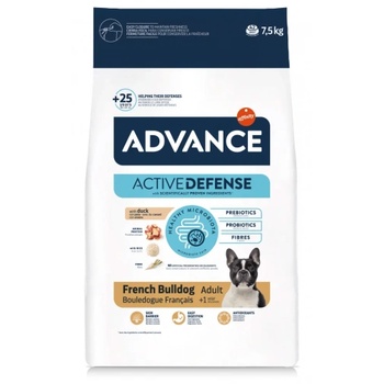 Affinity Advance Dog Adult French Bulldogs - пълноценна храна за кучета от породата френски булдог с патица, над 1 година - 7, 5 кг, Испания