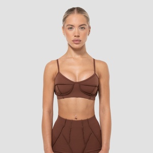 GymBeam Cosmo Sports Bra Brown S