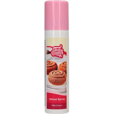 FunCakes Velvet sprej Milk Choco Mliečna čokoláda 100 ml