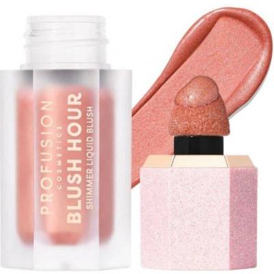 Profusion třpytivá tekutá tvářenka Shimmer Blush Hour Strawberry Mimosa 6 ml